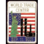 911 WORLD TRADE CENTER, NEW YORK CITY, NY COMMEMORATIVE PIN